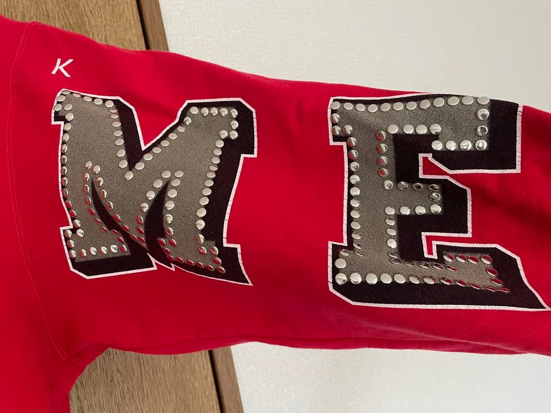 supreme_フーディー_レッド