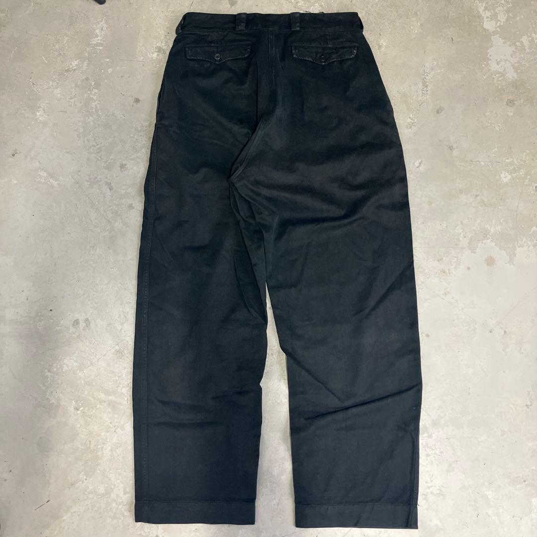 1950’s~ フランス軍　m52 黒染め　チノ　blackdye