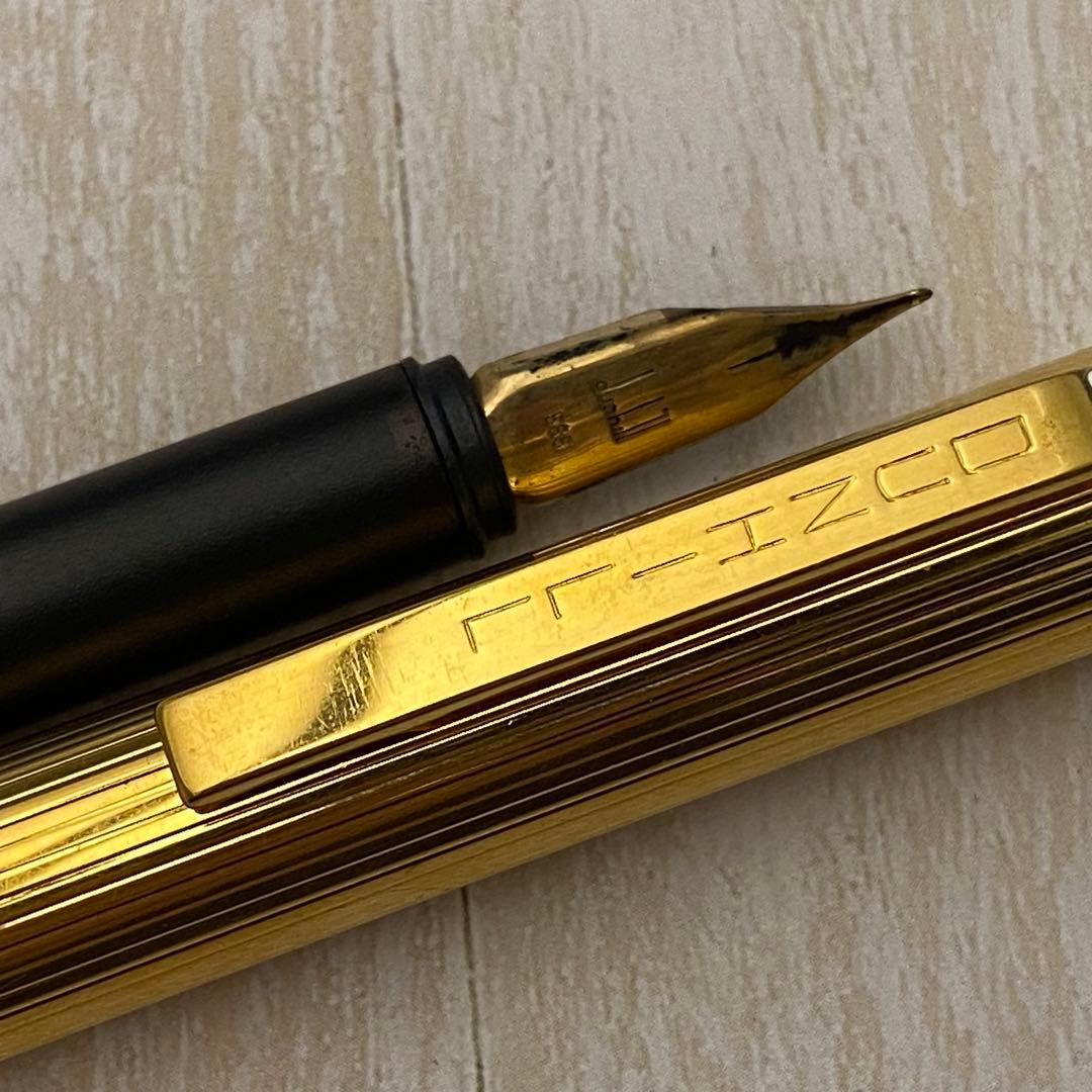 【超希少】ダンヒル　K14 585 万年筆　ゴールド　ペン先　筆記未確認