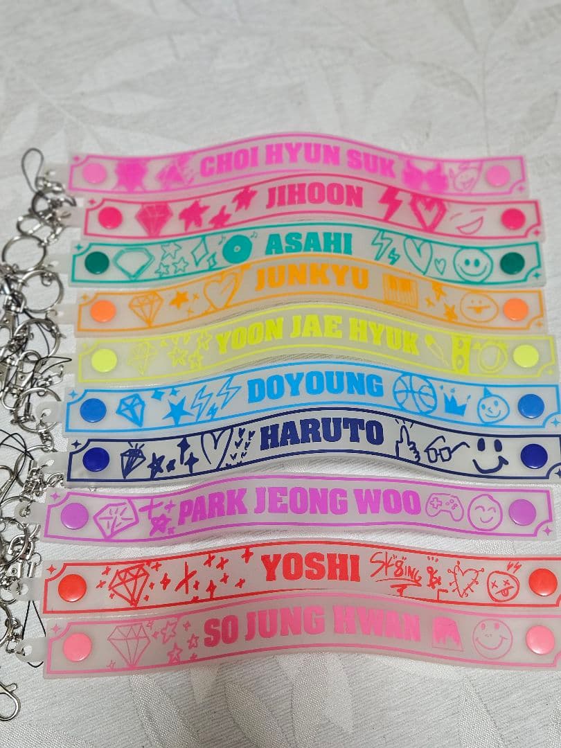 TREASURE ラバーキーホルダー セット