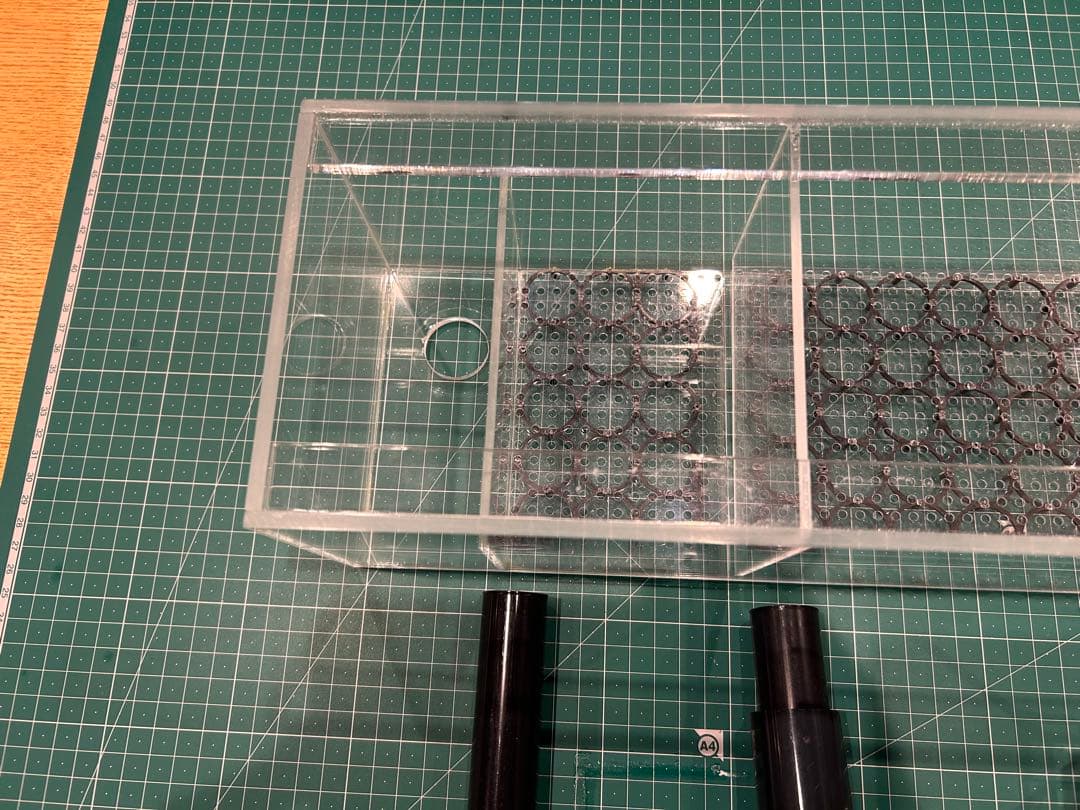 上部濾過式アクアリウム水槽アクアポニックス仕様　60cm幅水槽用