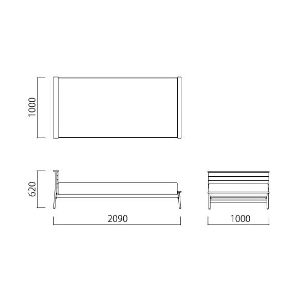 idee PANCA BED Single｜イデー パンカ ベッド シングル