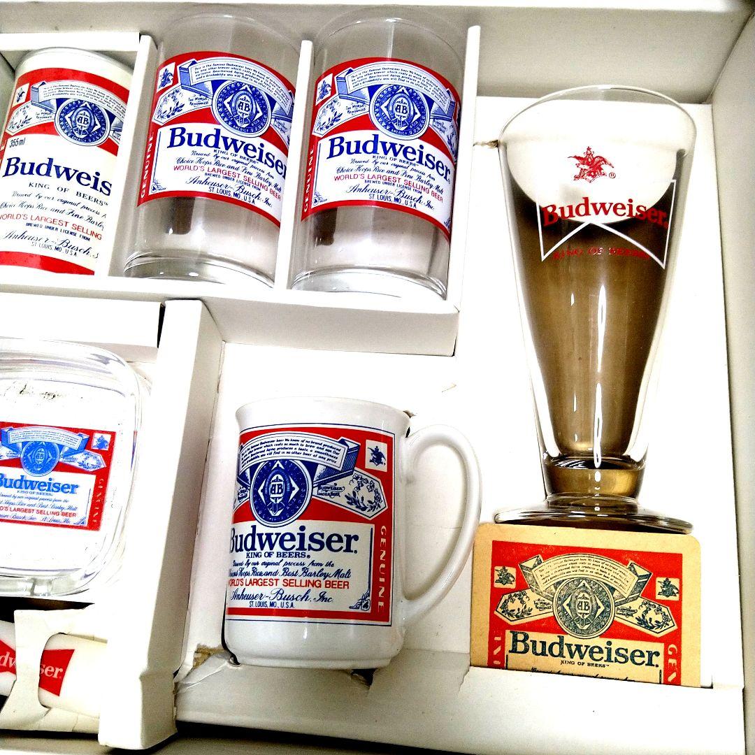 新品【Budweiser】グッズ　グラスセット　希少　レア　サントリー