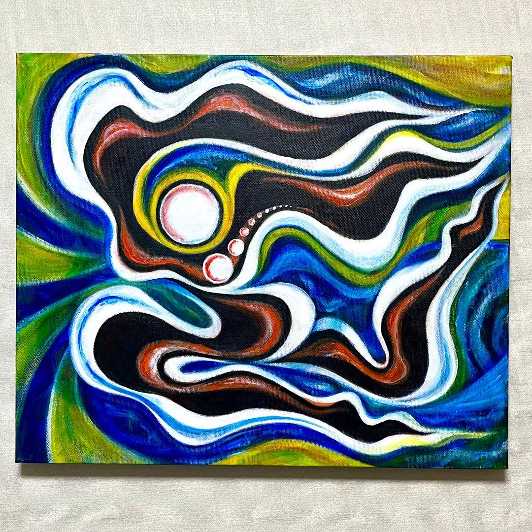 【舞う】アクリル画　原画の販売　頑張っている人に(^^)