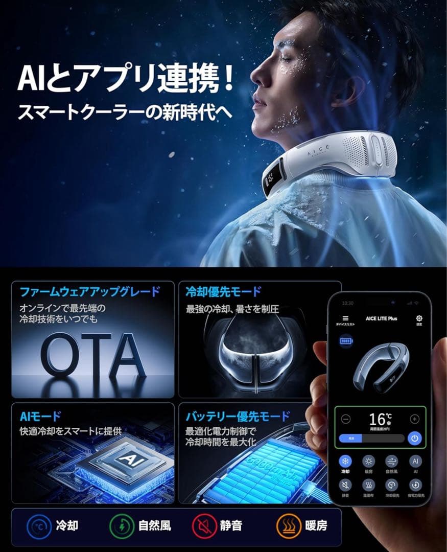 RANVOO AICE LITE plus スノーホワイト