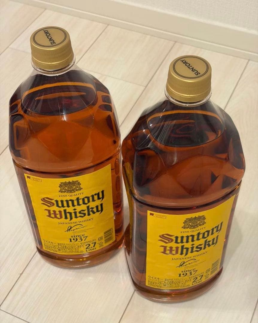 【2.7ℓ×2本】角 サントリーウイスキー 【新品】 角瓶 SUNTORY