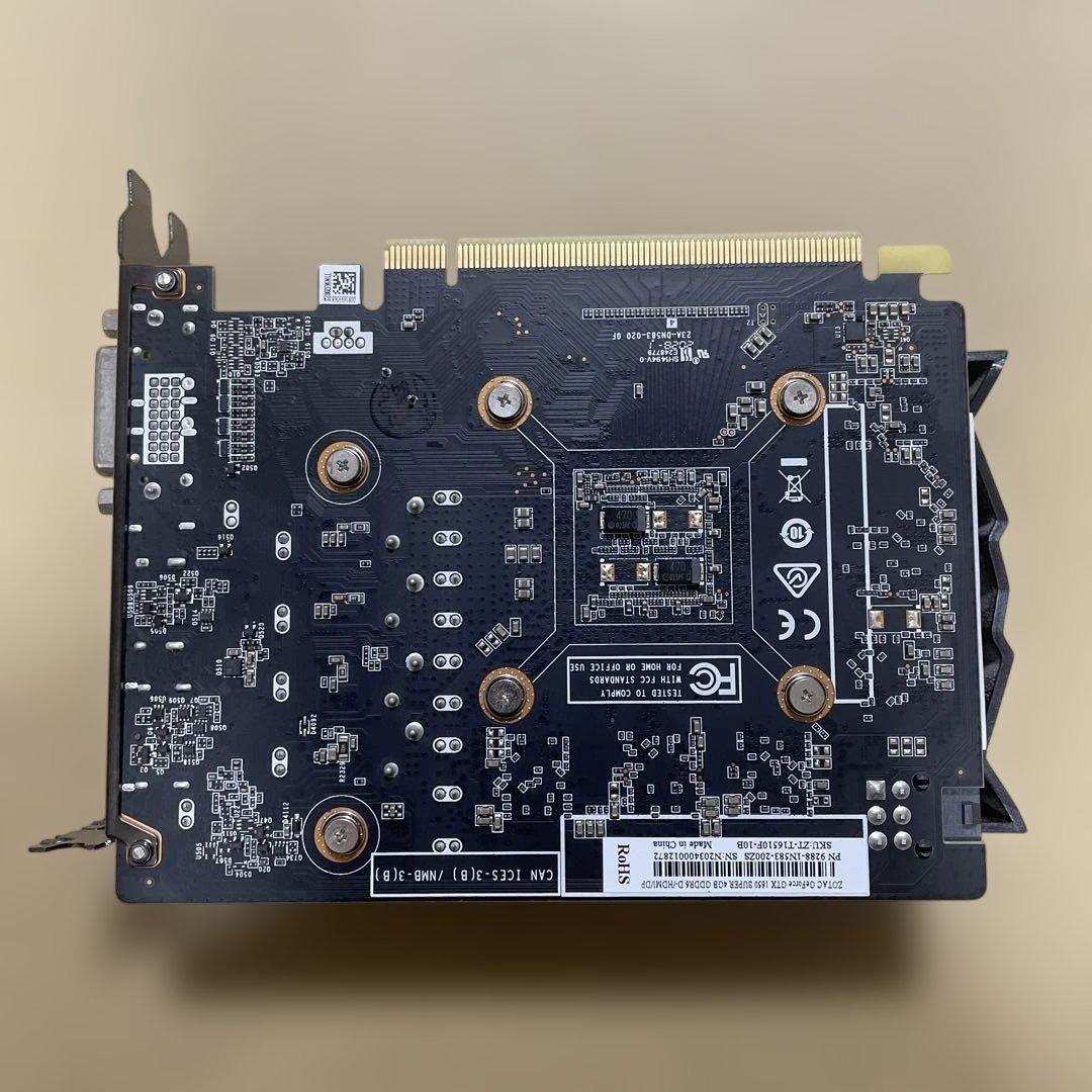 ZOTAC ZTGTX1650S-4GBTWIN グラフィックスボード