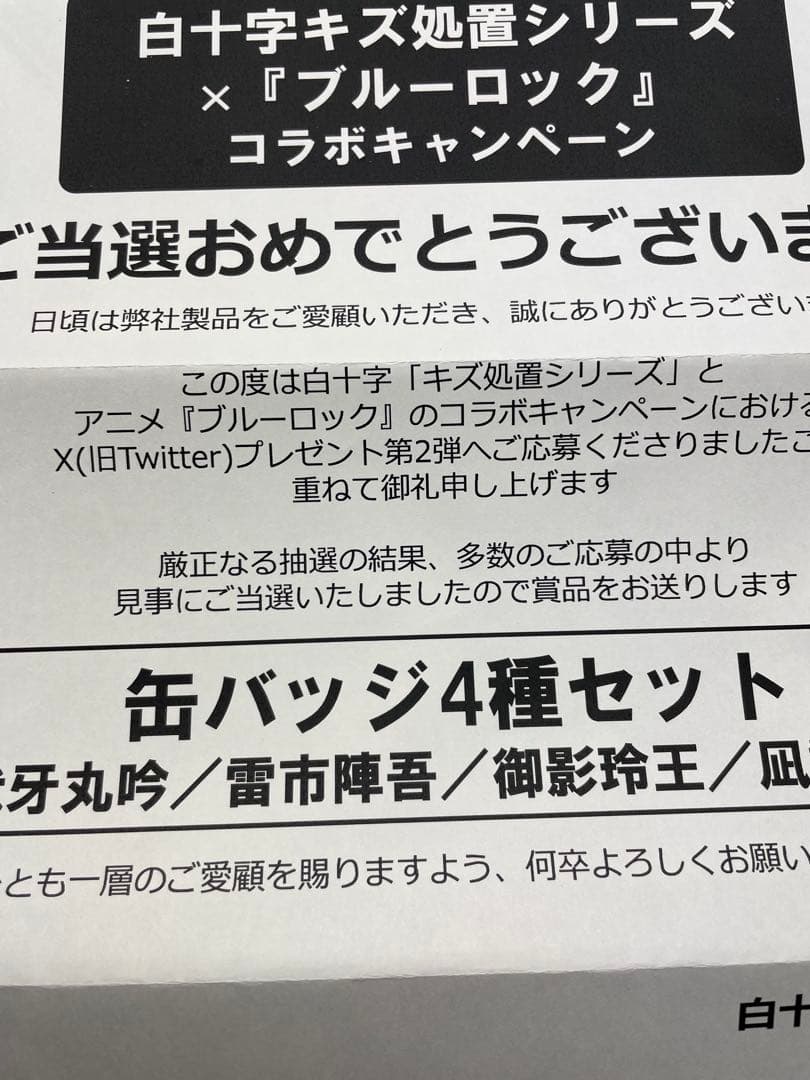 世界200枚限定 ブルーロック 全12種コンプ 白十字 缶バッジ 証明書付属