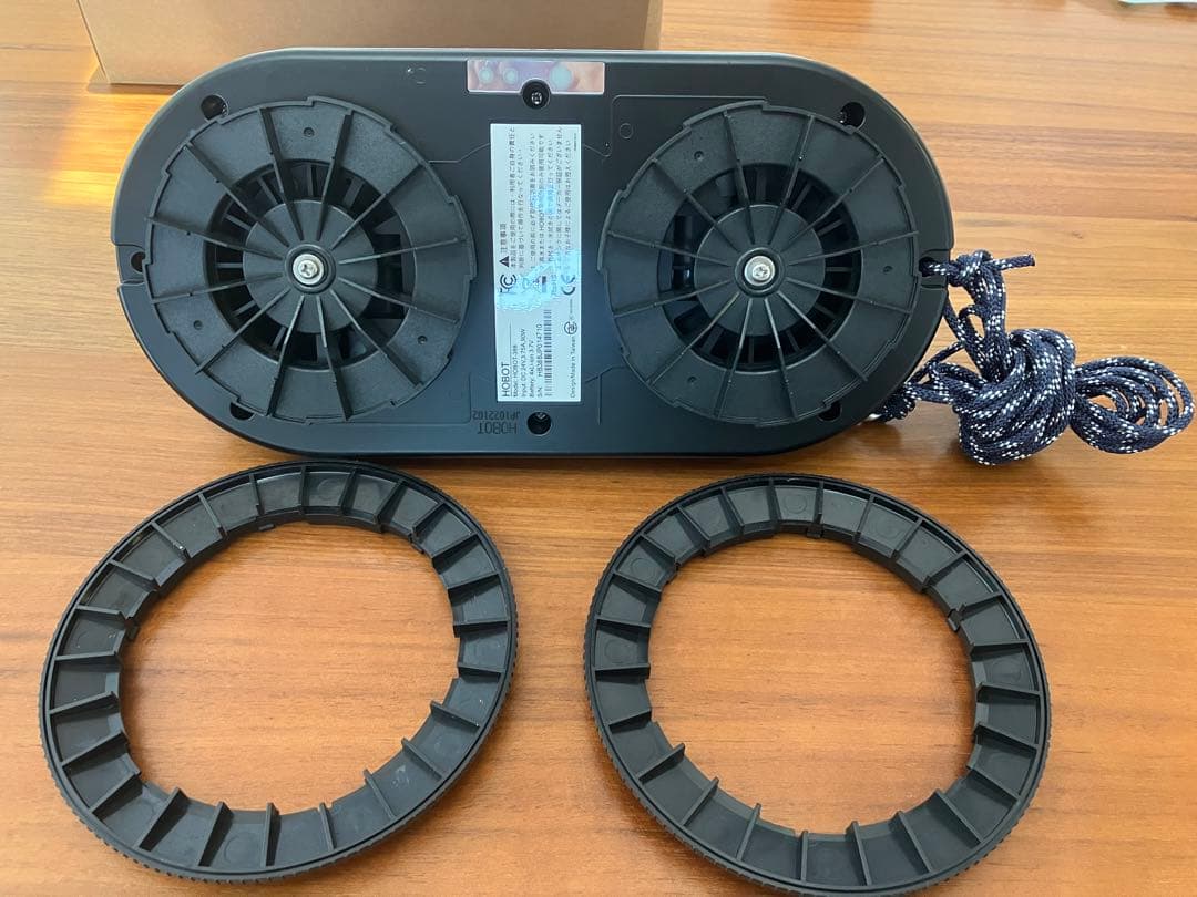 HOBOT 398 ロボット掃除機 本体 + リモコン + 交換用ホイール