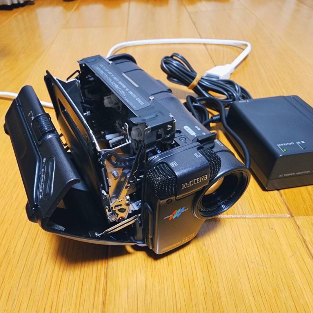 【動作確認済】高画質 8ミリ Hi8 SONY 京セラ ビデオカメラ セット