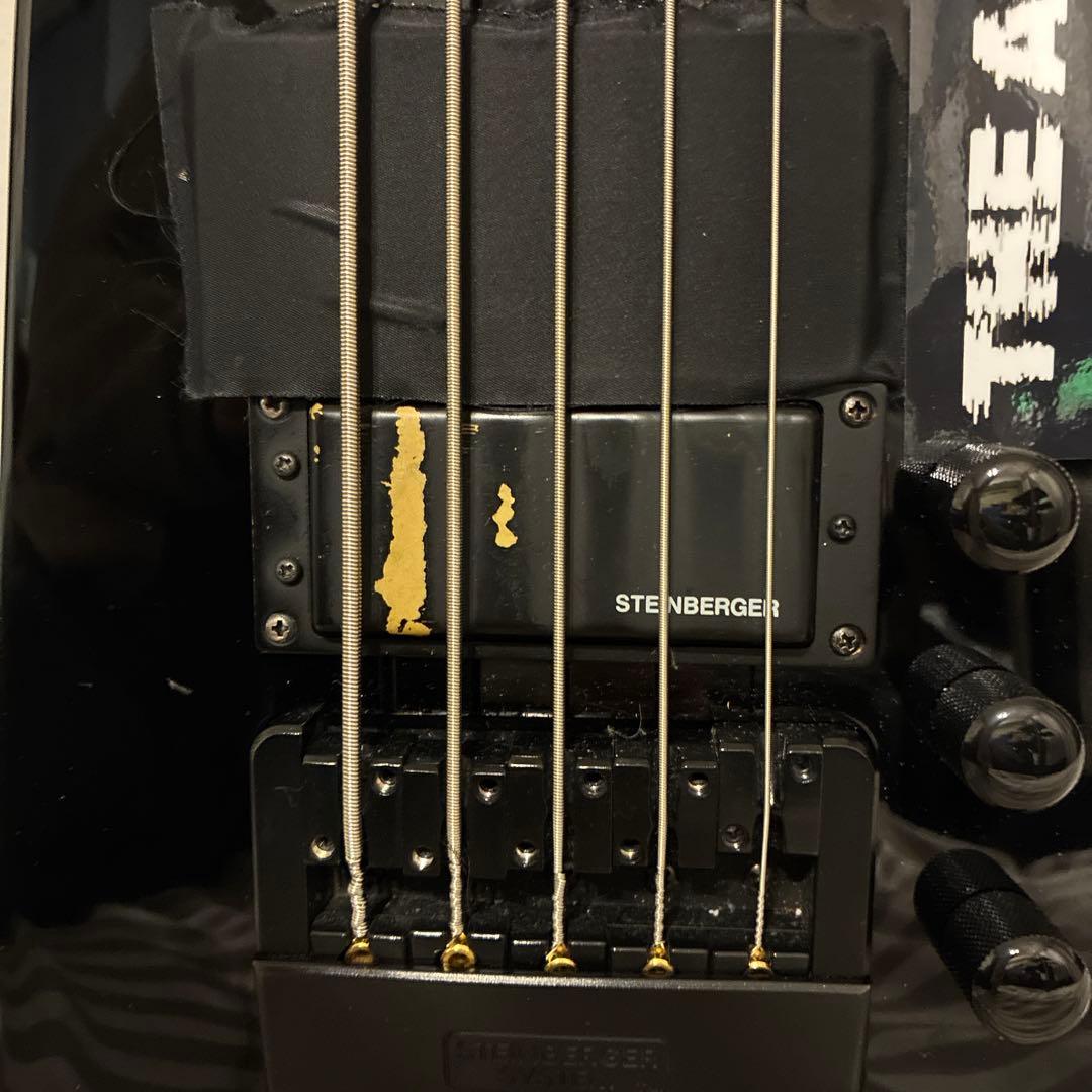 試作品　魔改造　五弦フレットレス　スタインバーガースピリッツ