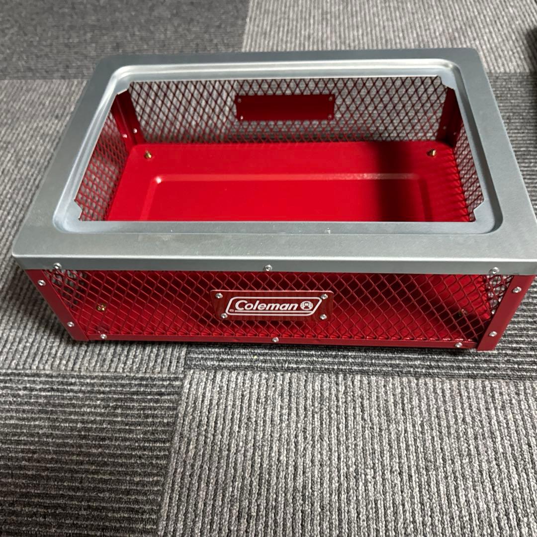 シュプリームxコールマン　チャコールグリル　赤