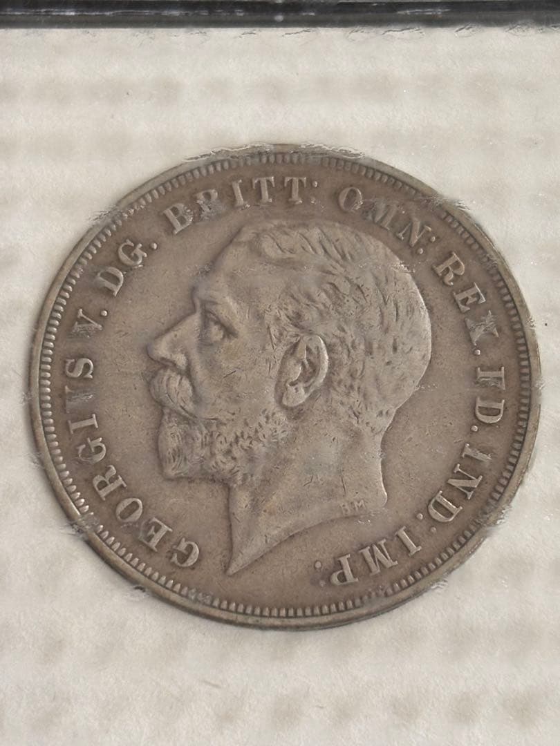 1935 英国 クラウン銀貨（ジョージ5世／セントジョージ