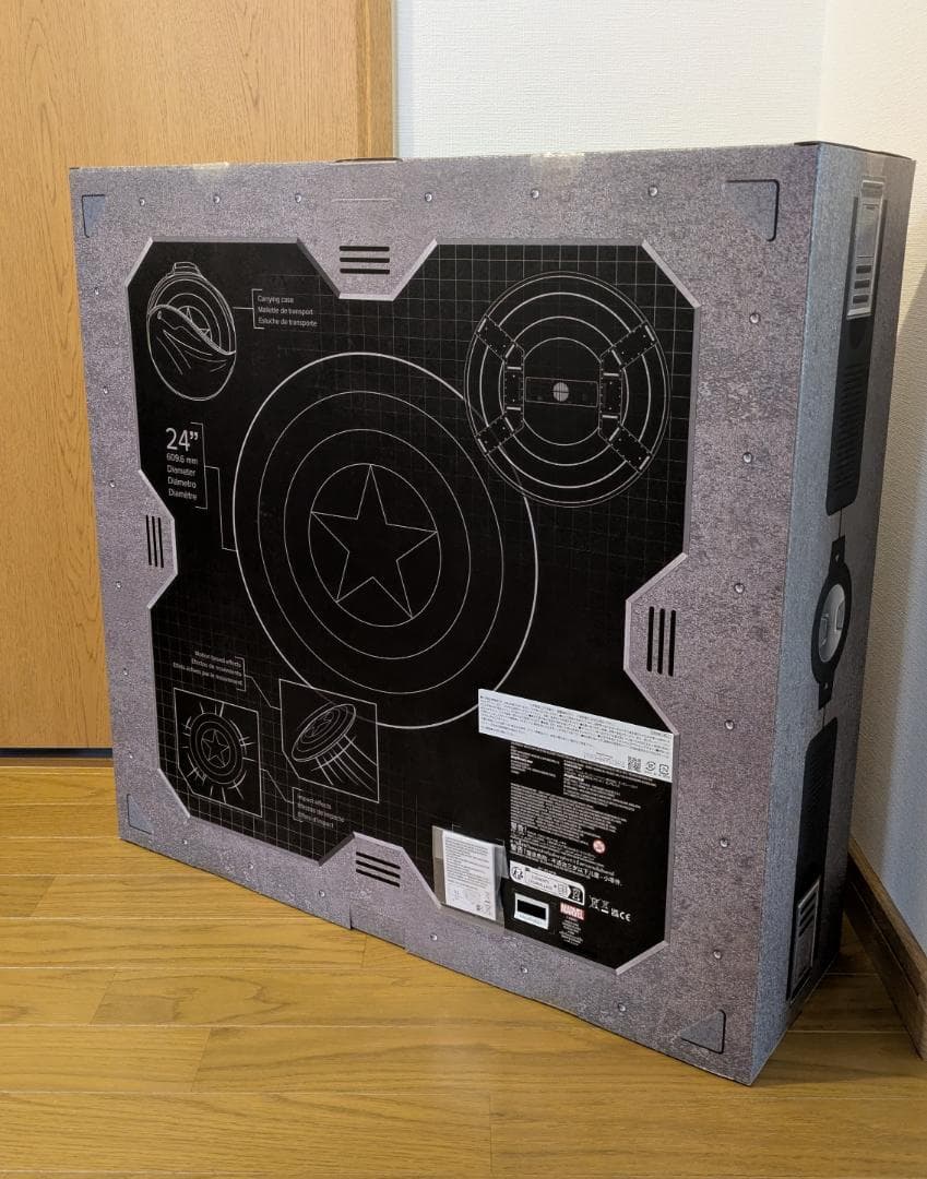 純正品 キャプテンアメリカ 盾 金属製シールド ケース付き アベンジャーズ