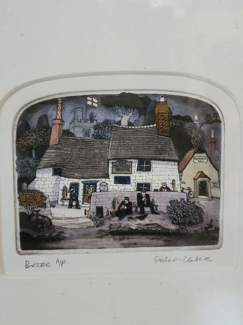 グラハムクラーク★「 Breeze」★AP版★銅版画彩色