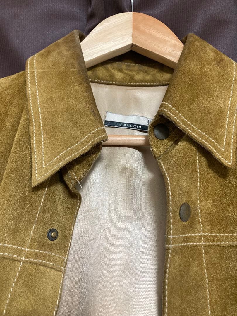 ジャケット・アウター vintage suede leather jacket sullen