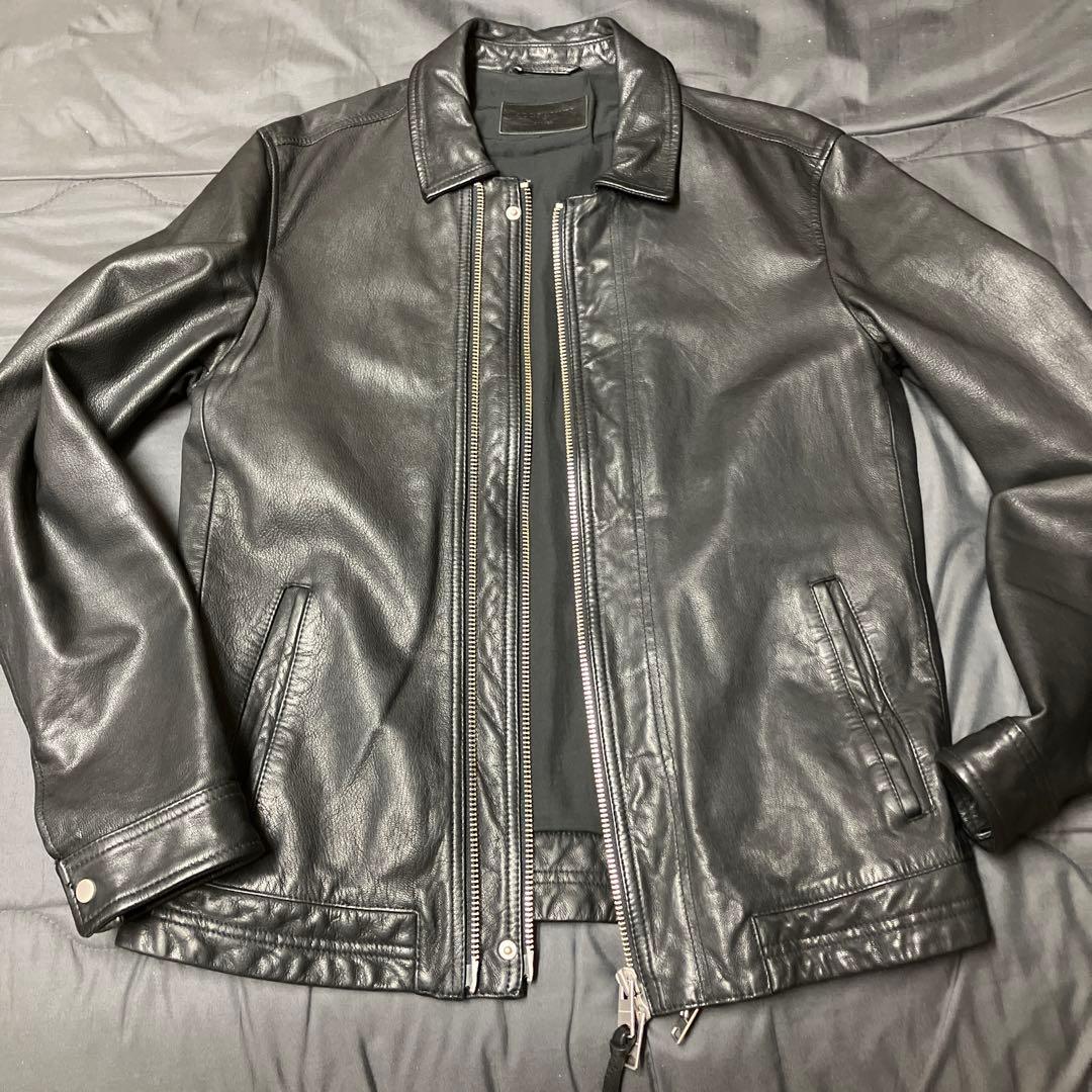 ALL SAINTS フロントダブルジップライダース