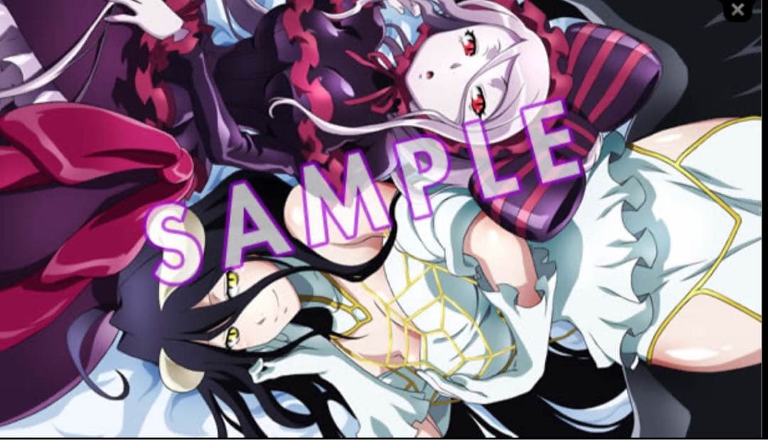 オーバーロード 布ポスター 全巻購入特典 アルベド シャルティア