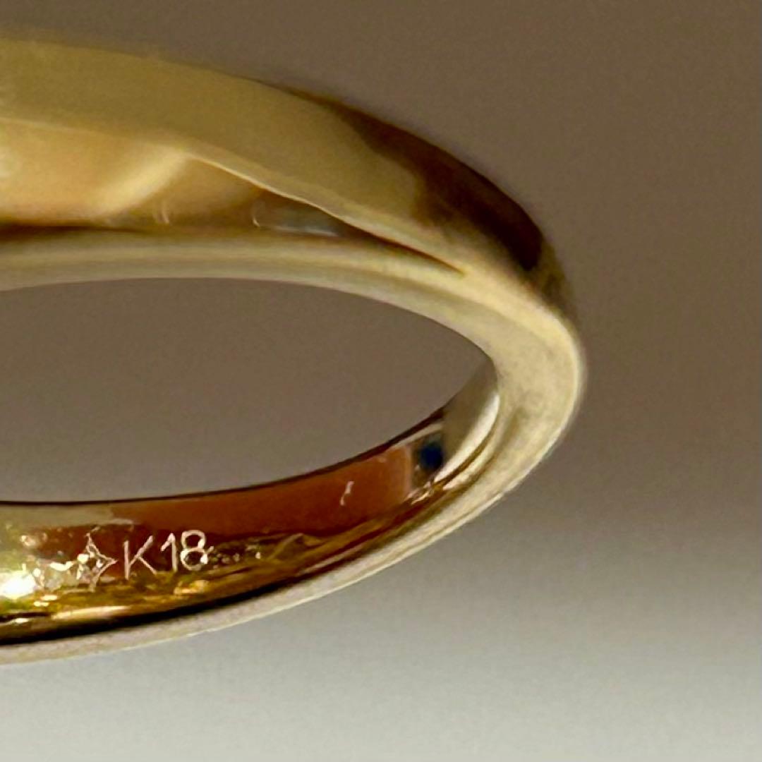 gstv リング ブラウンダイヤ K18