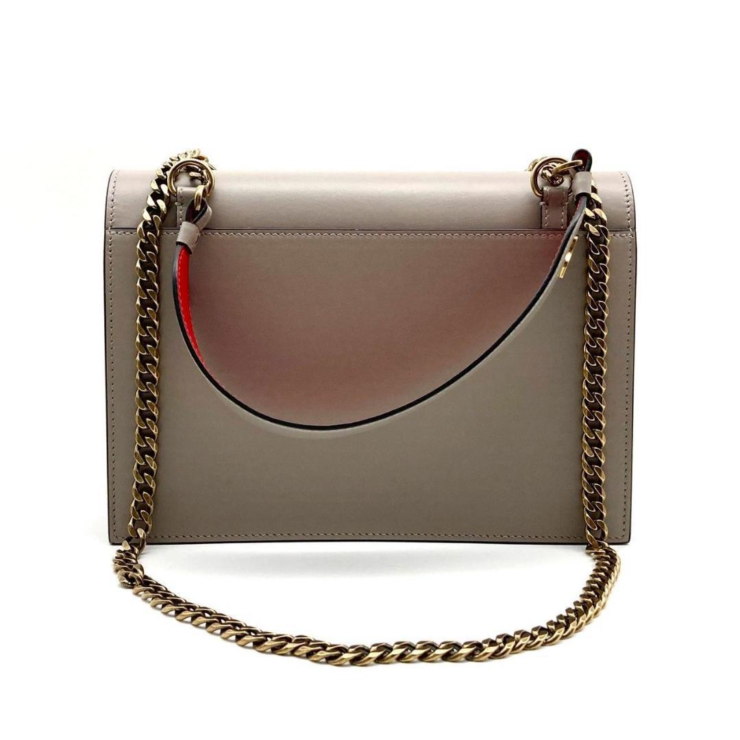 クリスチャンルブタン エリサ ショルダーバッグ チェーン グレージュ 80122