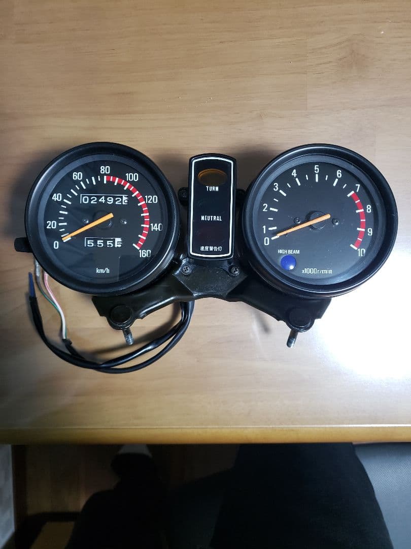 SRスピード.タコメーターブラケットセット 初期型.純正中古