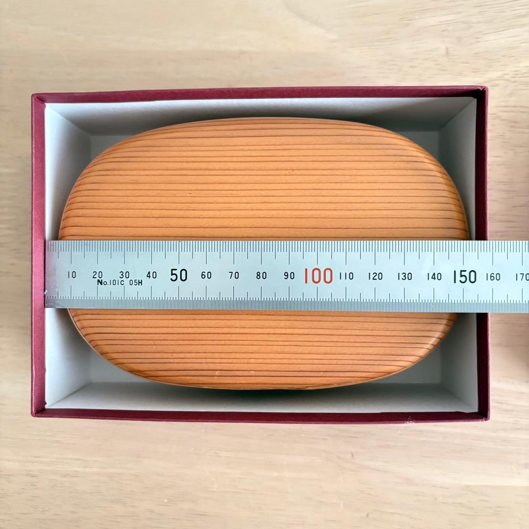 【新品箱入り】曲げわっぱ 2点セット 秋田県大館 九鳩曲物工芸 栗久 伝統工芸品