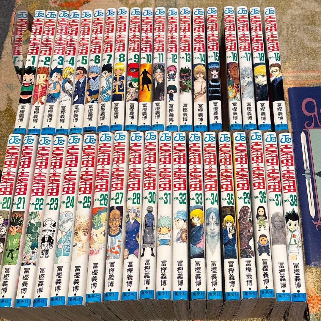 HUNTER×HUNTER 全巻セット1〜38巻　おまけポストカード