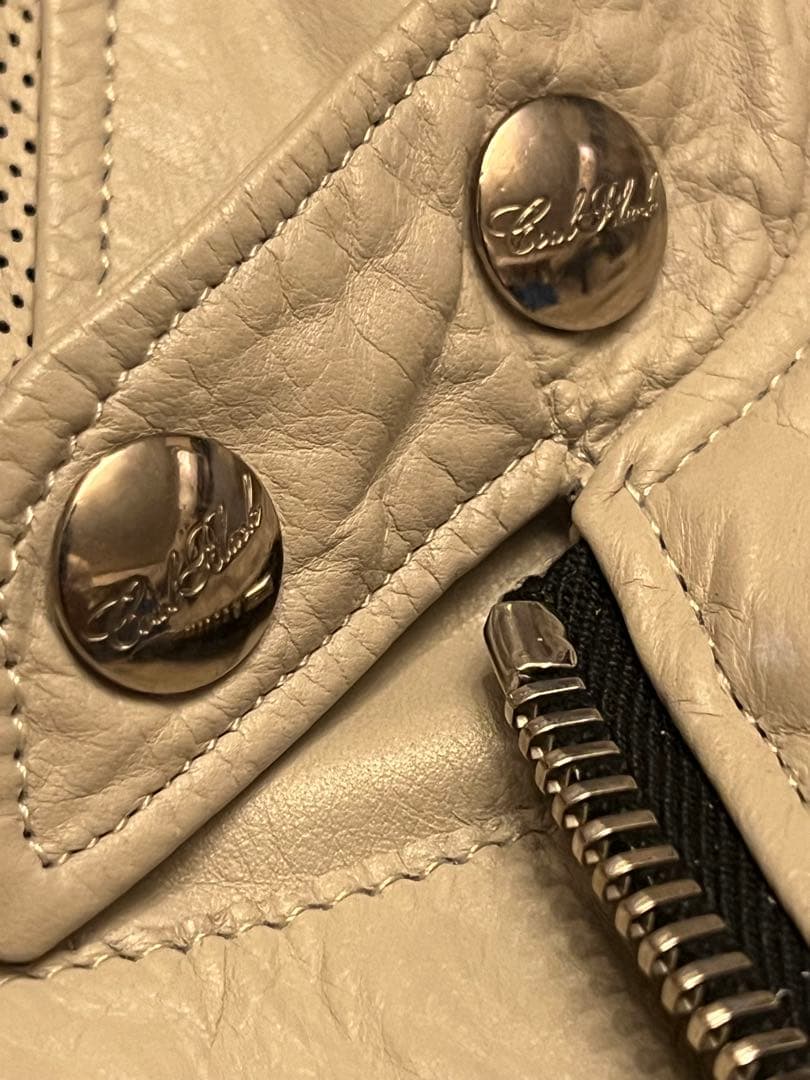 コールブラック　レザー ライダース