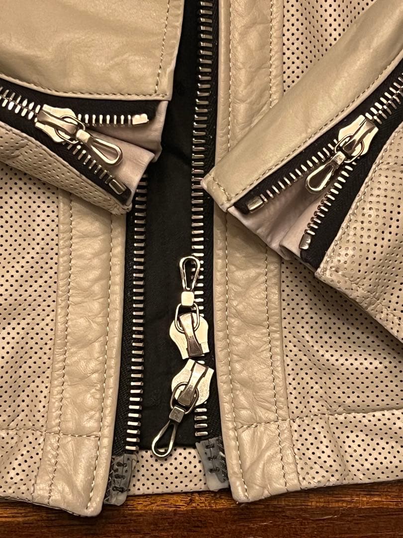 コールブラック　レザー ライダース