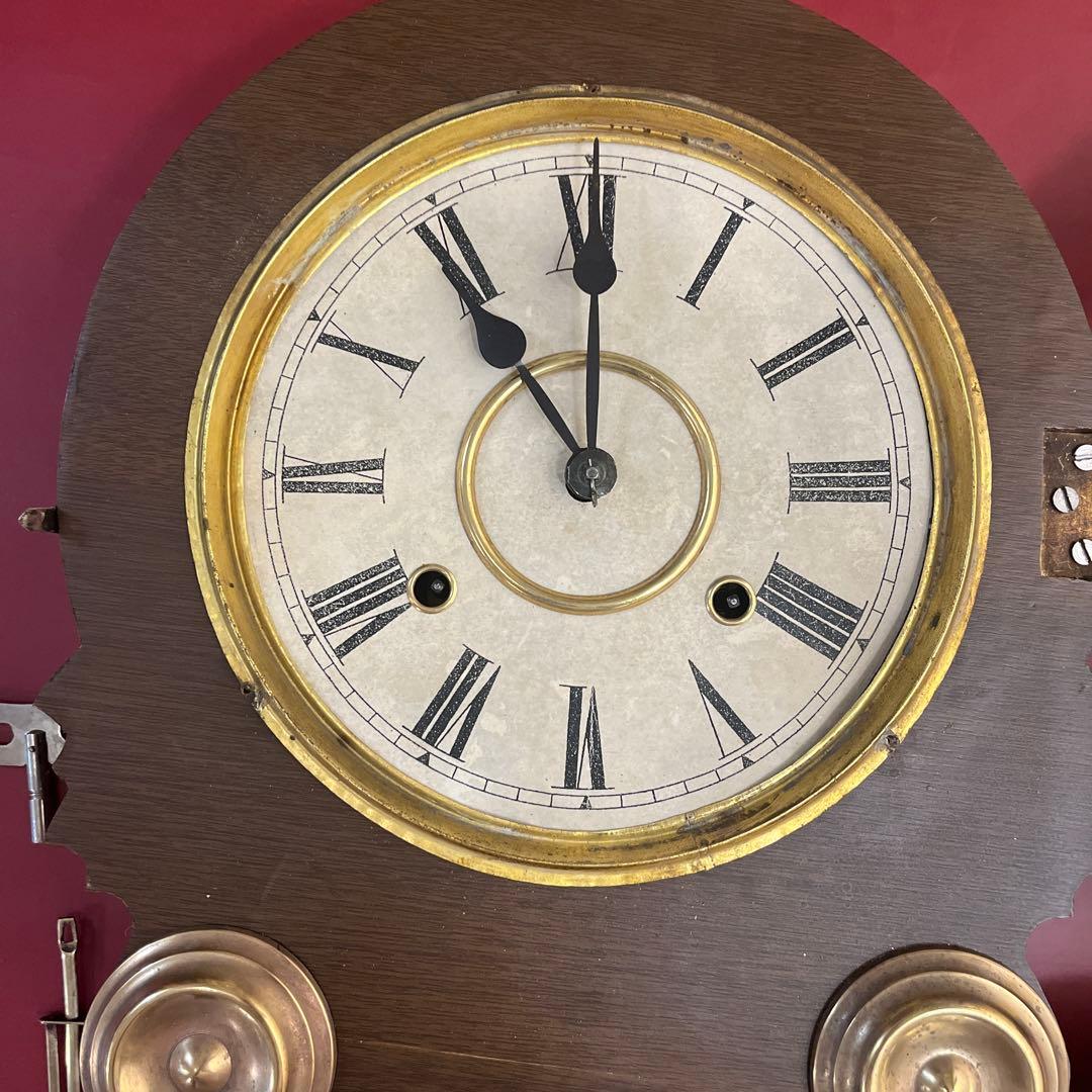 じ*げ様 アンティーク 明治〜大正 真鍮製 達磨