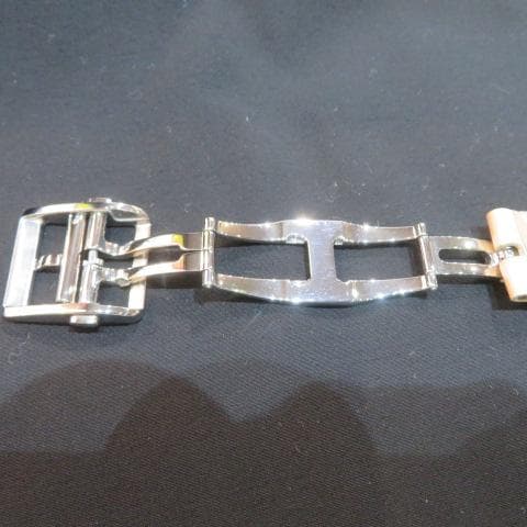 ルイヴィトン タンブール用モノグラムヴェルニバンド淡いピンク/純正SSバックル