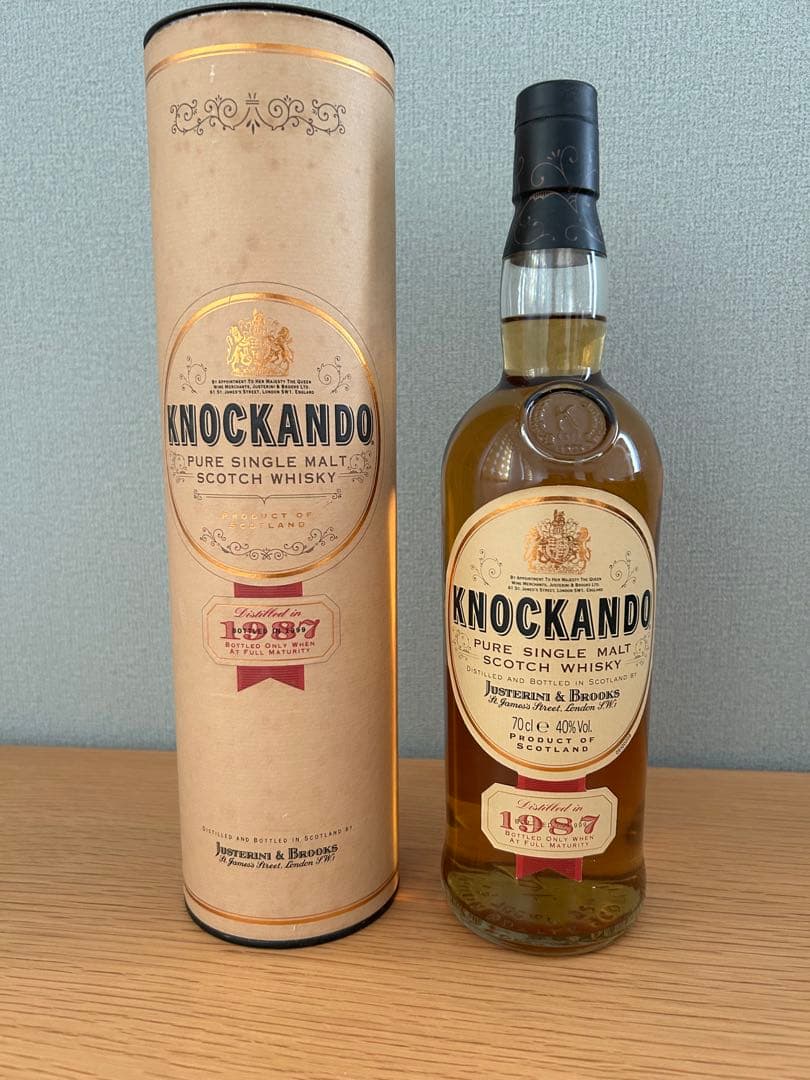 【希少】未開封　KNOKANDO 1987 スコッチウイスキー 700ml
