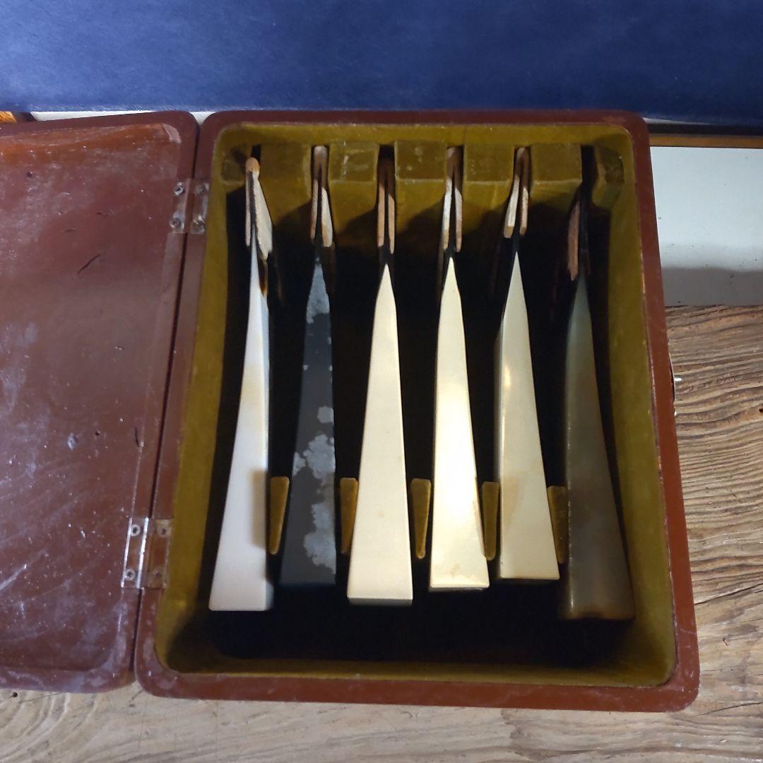 三味線バチ③6本セット、本鼈甲のシール1本有り、