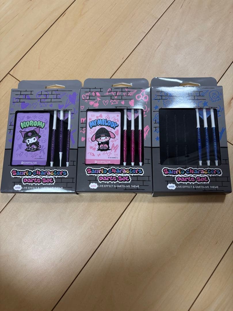 サンリオ ダーツセット ブラスダーツ カード付き クロミ マイメロ ハンギョドン