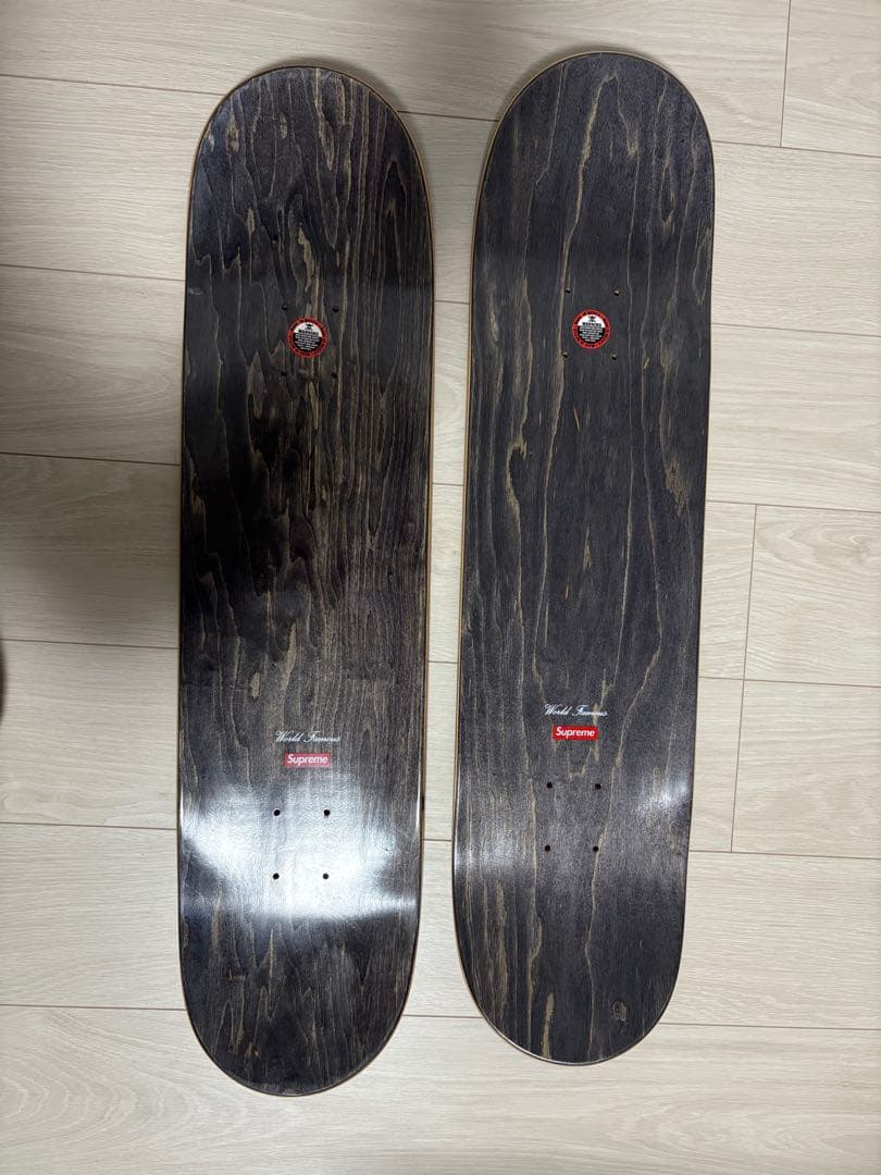 Supreme スケートボードデッキ 2枚セット