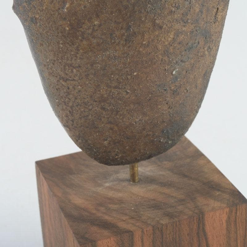 備前焼　置物　オブジェ　陶印あり　V　9713