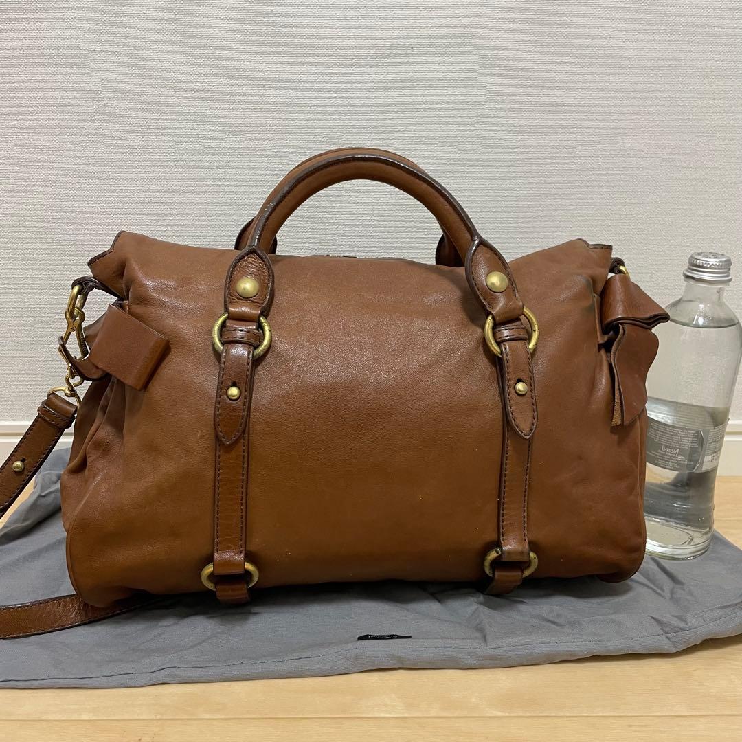 ■MIUMIU（ミュウミュウ）良品 / ハンドバッグ / ブラウン系