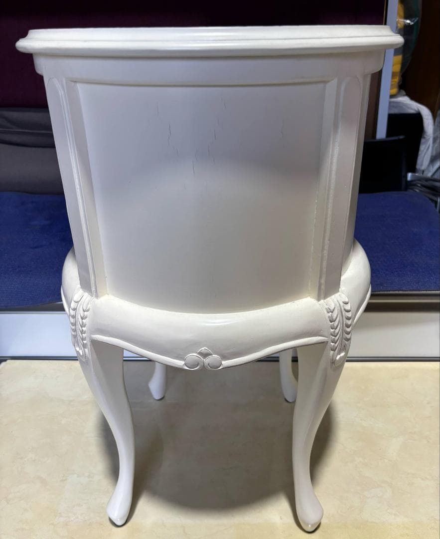 アンティーク風 猫脚 姫家具エレガントコモ ラウンド3段チェスト マホガニー材