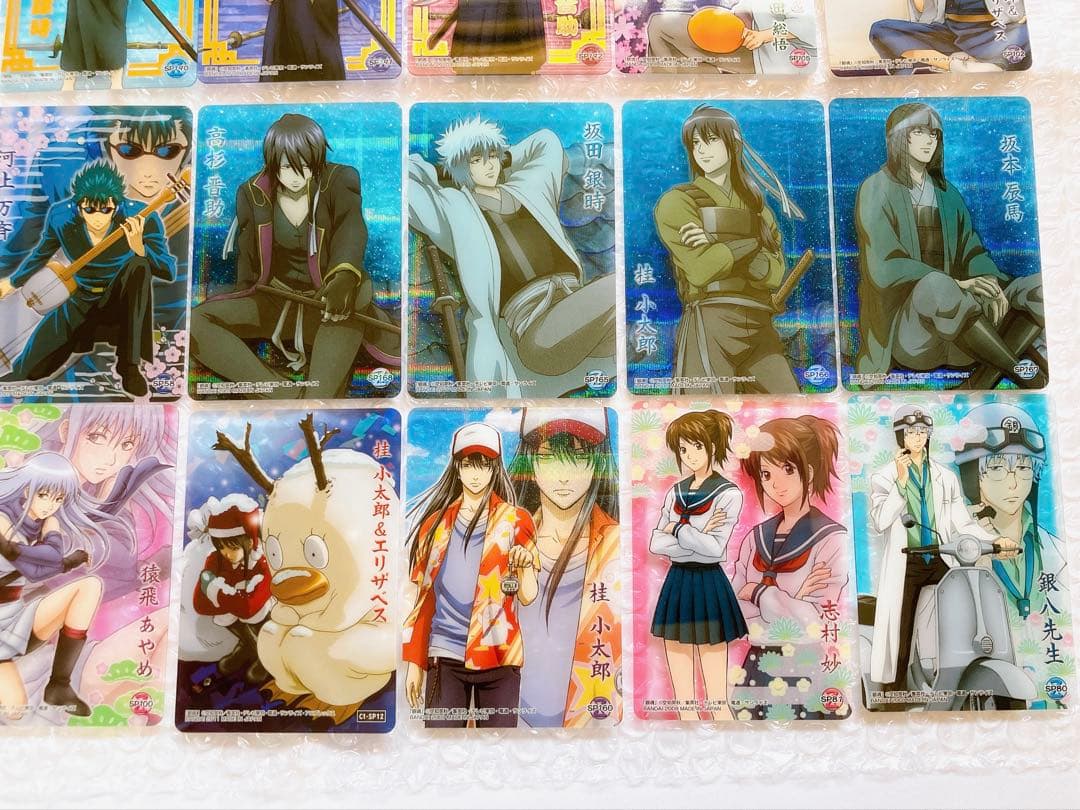 銀魂 カード 128枚 レア 箔押し カードダス ウエハースカード