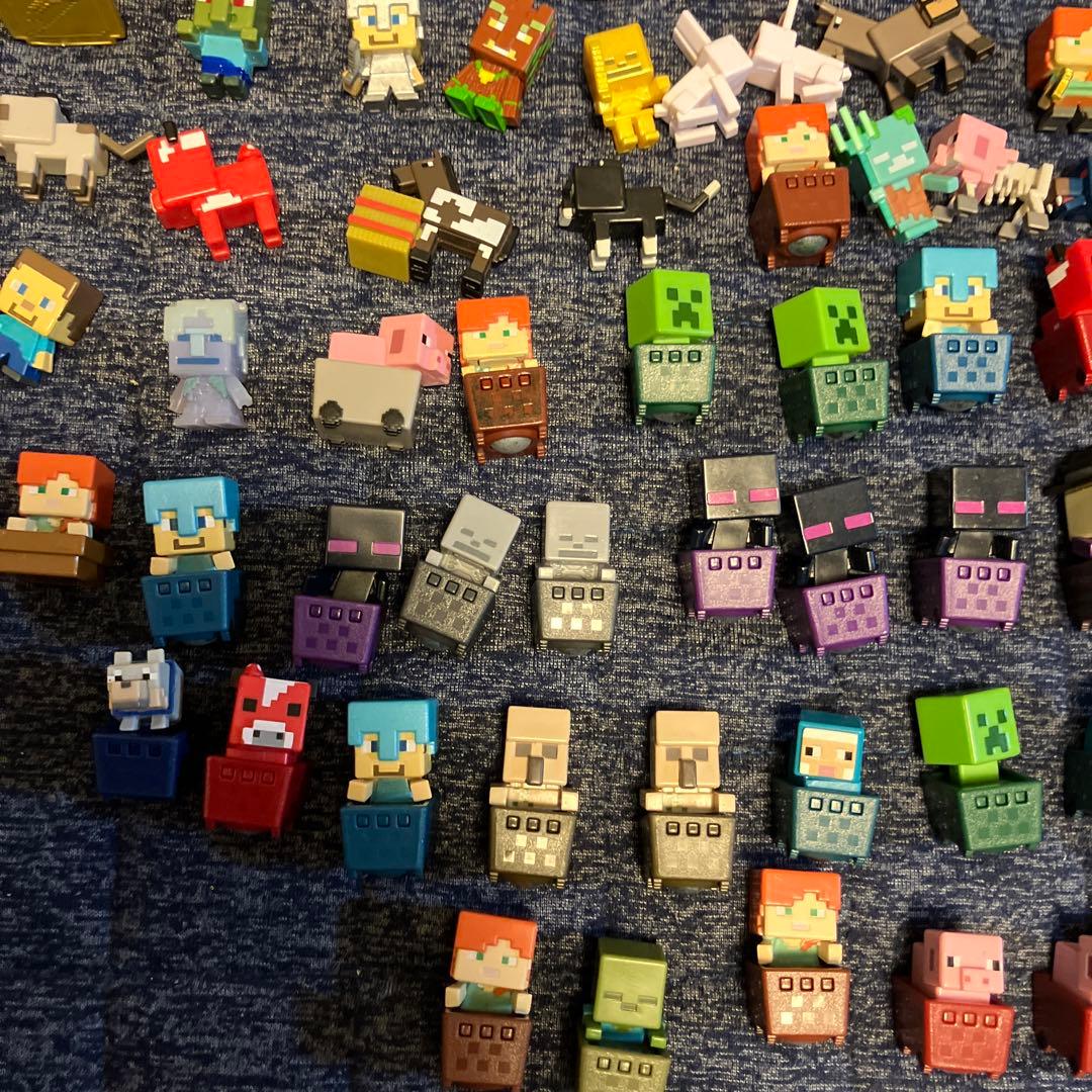 マインクラフト　フィギュア　大量　ケース