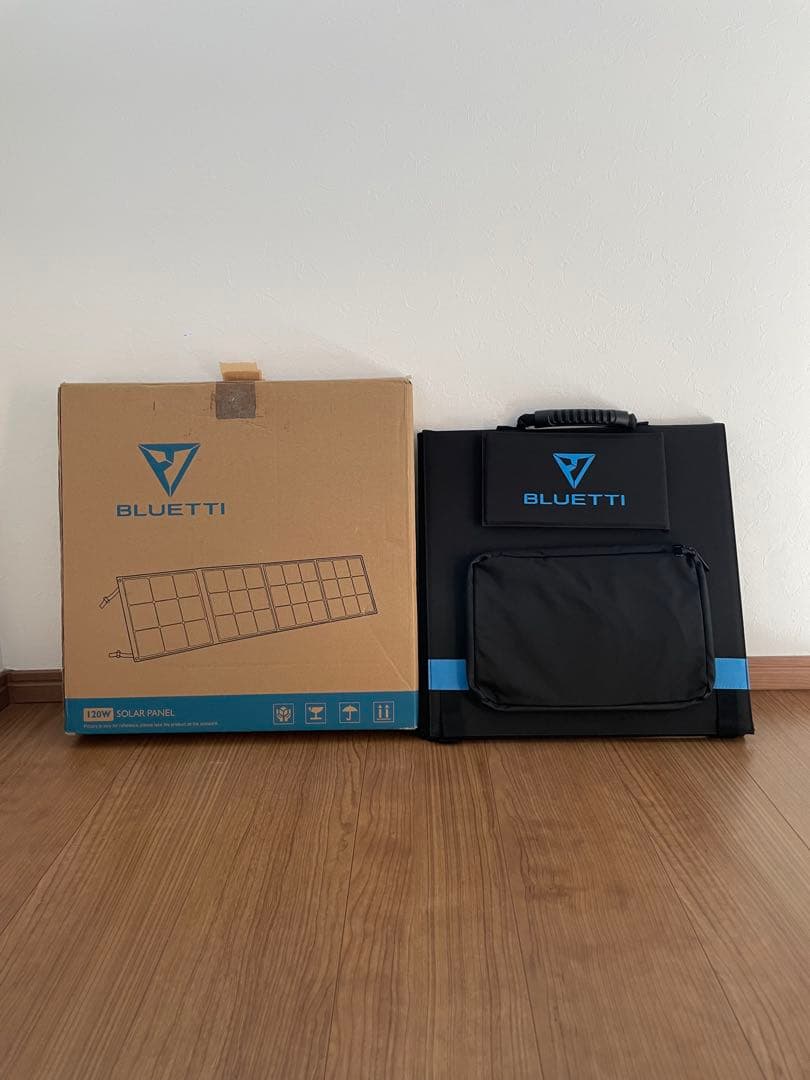 【美品/未使用】BLUETTISP120 ソーラーパネル| ポータブル電源へ充電