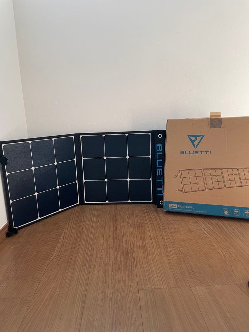 【美品/未使用】BLUETTISP120 ソーラーパネル| ポータブル電源へ充電