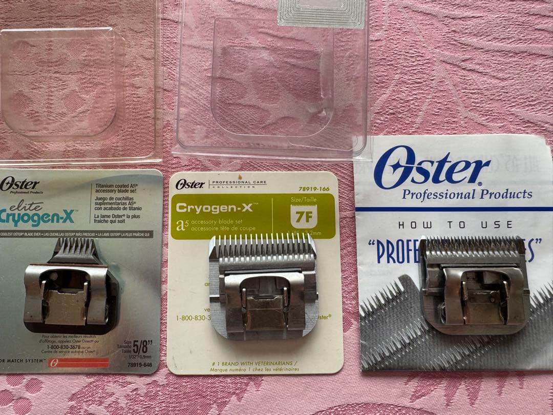 Oyster オスター ターボA5 業務用 プロ用ペット バリカンと替え刃2点他