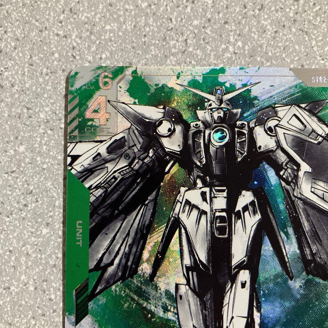☆ガンダムカードゲーム☆ウイングガンダム☆パラレル☆未使用☆β版☆