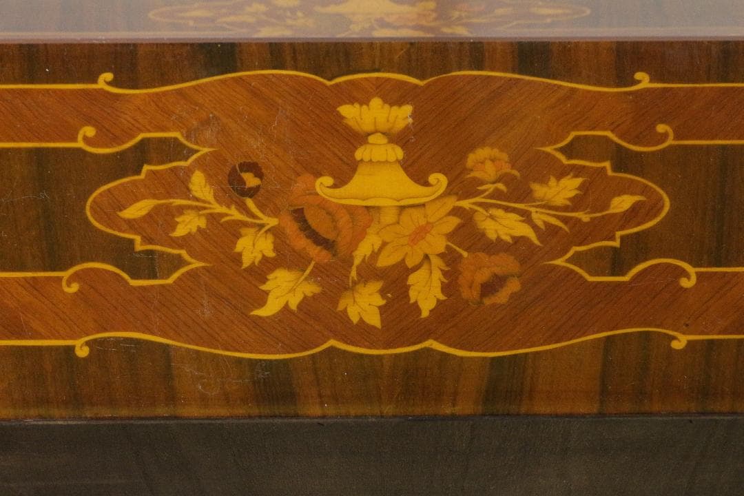 イタリア★ライティングビューロー★象嵌★ネコ脚★クラシック家具★