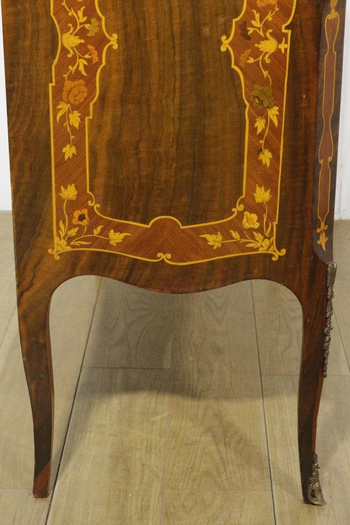 イタリア★ライティングビューロー★象嵌★ネコ脚★クラシック家具★