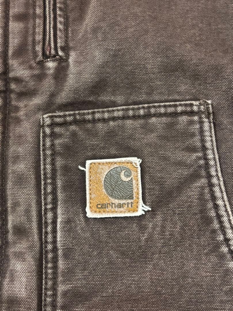 Carhartt デトロイトジャケット USA製 企業ロゴ