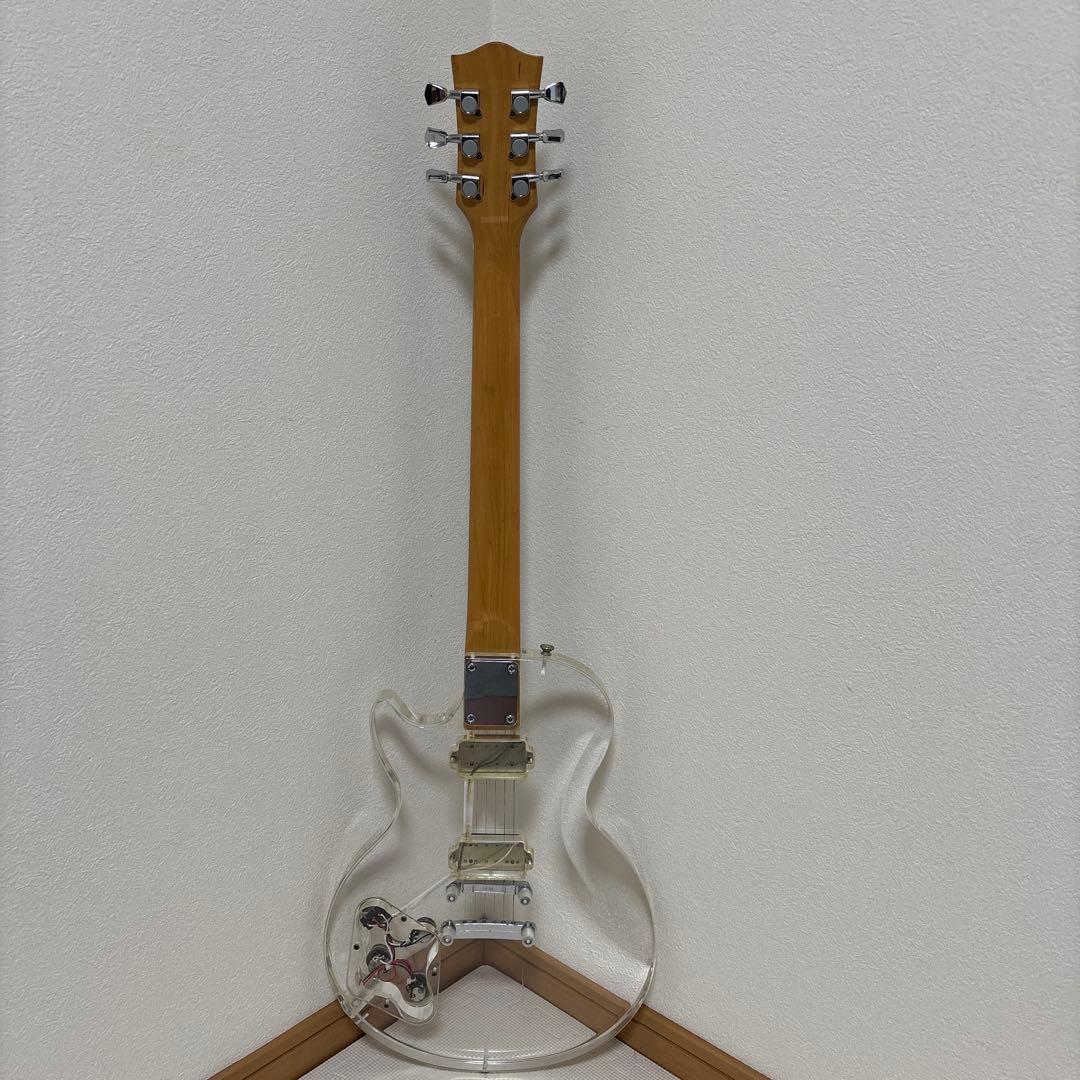 美品 Photogenic エレキギター レスポール アクリルボディ