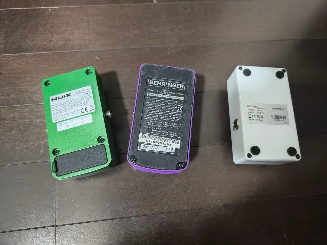 NUX Behringer エフェクターセット TS ベースプリアンプ ディレイ