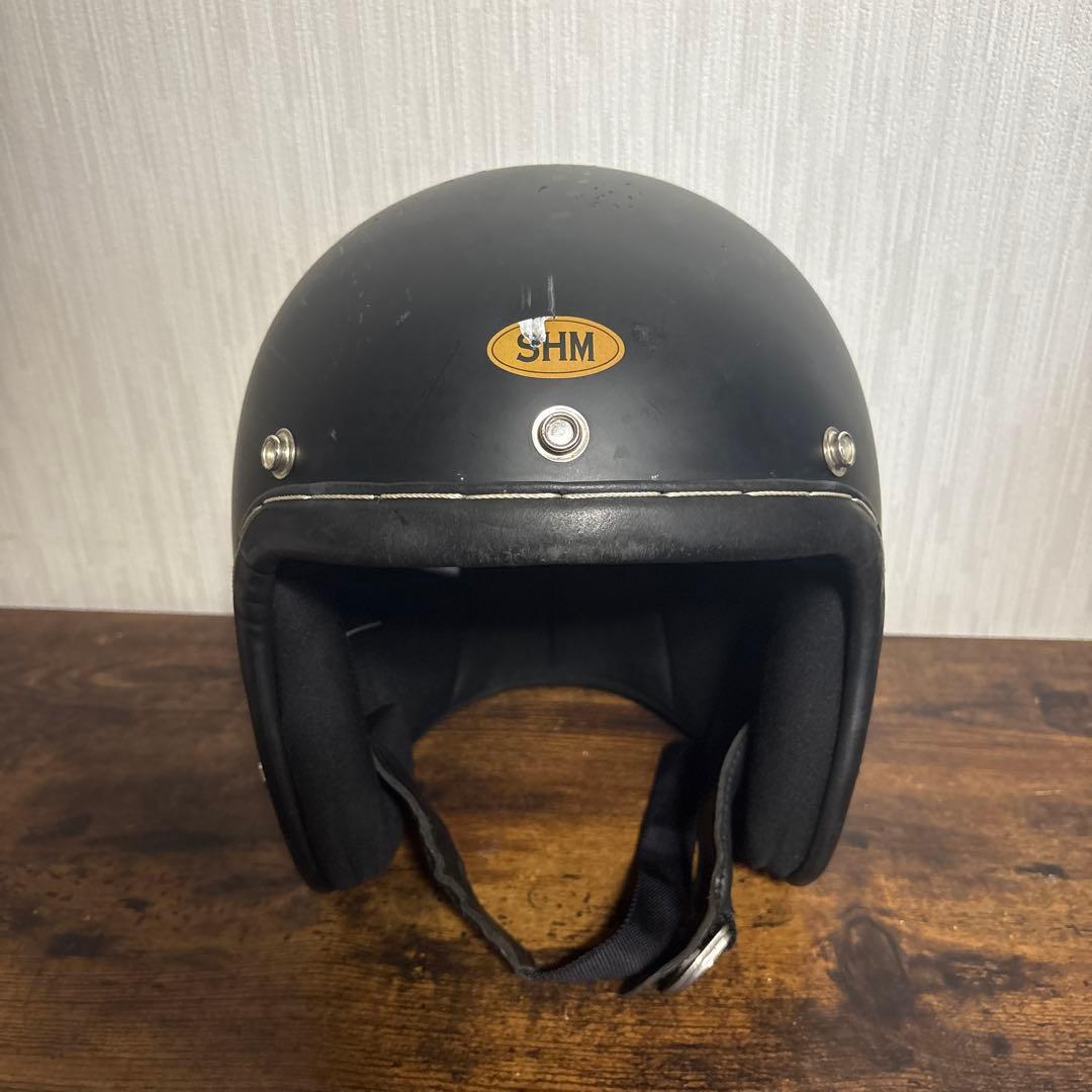 SHM ブラック ジェットヘルメット